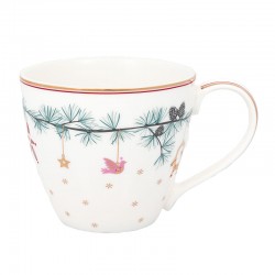 Porcelán teásbögre Juana white