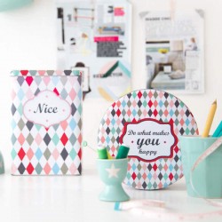 Fém tárolódoboz Harlekin