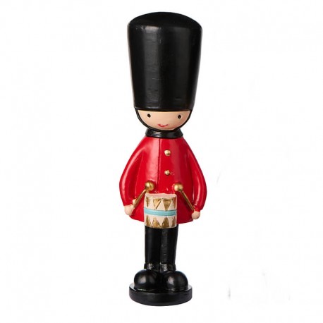 Dekorációs katona dobbbal, Guard 11 cm Dekorációs katona dobbbal, Guard 11 cm