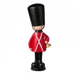 Dekorációs katona trombitával, Guard 11 cm