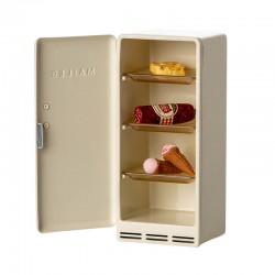 Hűtő kiegészítőkkel egereknek - off white, 14 cm