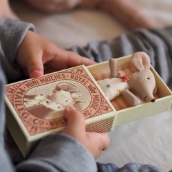 Egér Sleepy Wakey dobozban, lány - rose - NEW