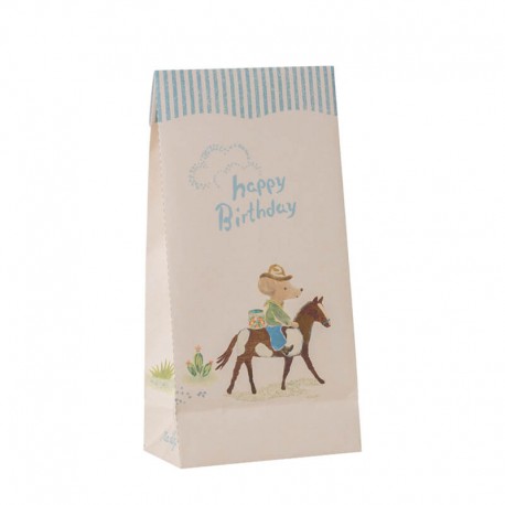 Ajándéktasak Happy birthday - Cowboy 12 db