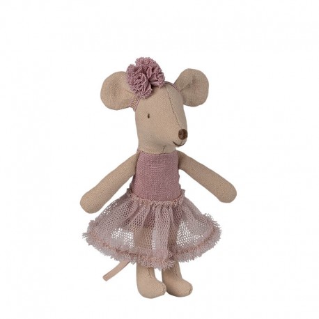 Egérlány balerina hajpánntal Heather - Little Sister - rose