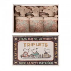 Egér ikrek trió dobozban