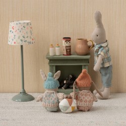 Téli Bunny Nyúl – kötött ruhában, micro