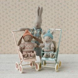 Téli Rabbit Nyúl – kötött ruhában, micro