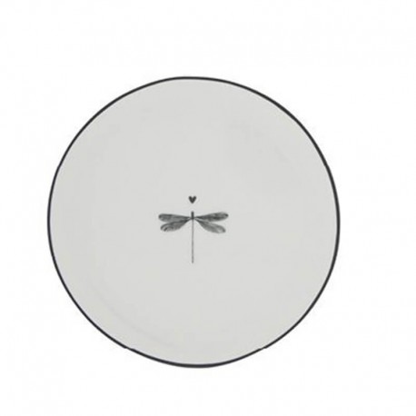 Porcelán mini tányér Dragonfly 16 cm