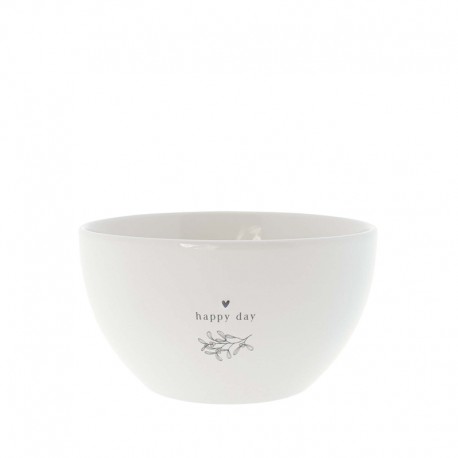 Porcelán tál – White Happy day