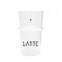 Üveg latte pohár Latte