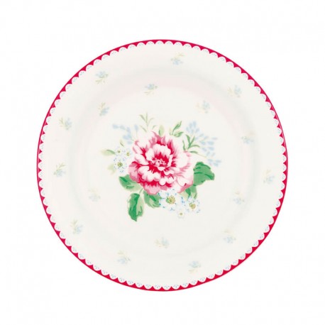 Porcelán mini tányér Alivia white