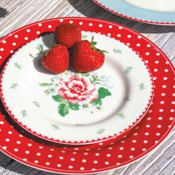 Porcelán mini tányér Alivia white