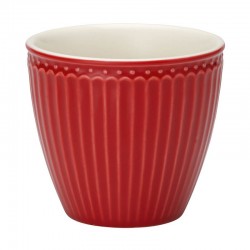 Kerámia latte bögre Alice red