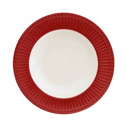 Kerámia nagytányér Alice red