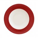 Kerámia nagytányér Alice red