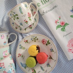 Porcelán teásbögre Agnes white