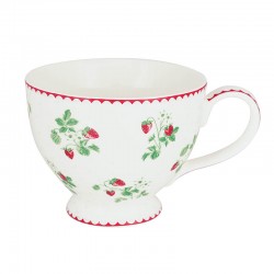 Porcelán teásbögre Berry white