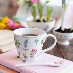 Porcelán teásbögre Agnes white