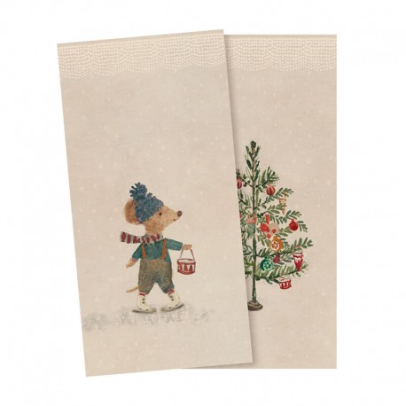 Papírszalvéta – Christmas mice - kicsi