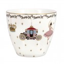 Porcelán latte bögre Royal christmas white