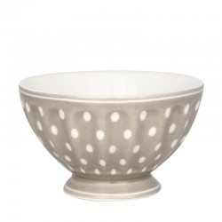Porcelán szószos tál Dotty beige