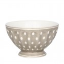 Porcelán szószos tál Dotty beige