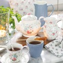 Porcelán latte bögre Clara white