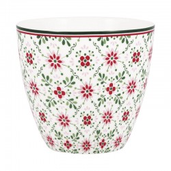 Porcelán latte bögre Nenne white