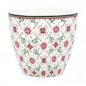 Porcelán latte bögre Nenne white