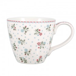 Porcelán teásbögre Celia white