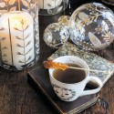 Porcelán teásbögre Zelda white