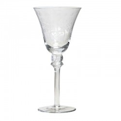 Wein Glass with Cutting clear, small